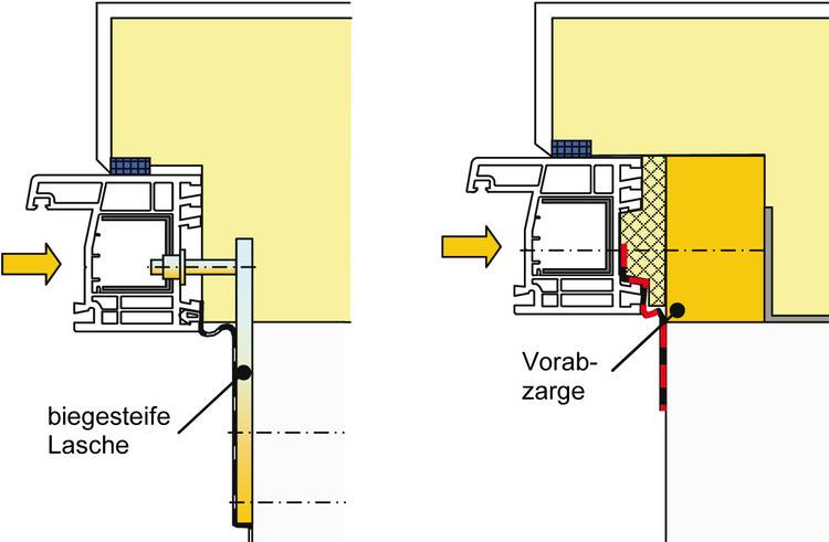 RAL Fensteranschluss Einbau richtige ral Fenster Abdichtung hier