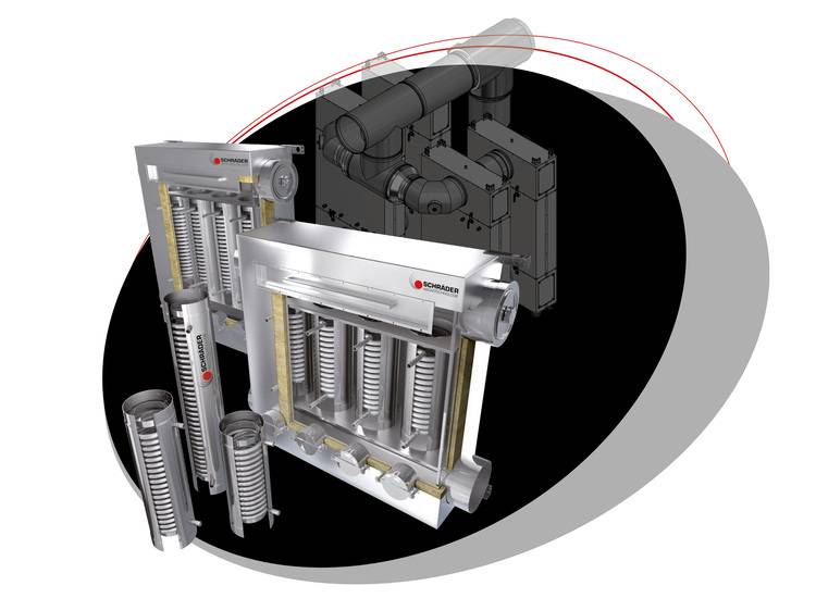 TurbuFlex-Set Wärmetauscher Energieumleitung zur Wassererwärmung