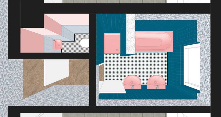 Optimierter ALT-Text für haustec.de, angepasst an die Zielgruppe der Gebäudetechnikbranche: Vogelperspektive eines barrierefrei geplanten Badezimmers mit kontrastreich gefliesten Wänden, bodengleicher Dusche, wandhängendem WC und zugänglichem Waschtisch - Beispiel moderner Sanitärtechnik für Wohngebäude. Falls noch spezifische technische Details auf dem Bild erkennbar sind (wie Haltegriffe, unterfahrbare Waschtische etc.), kann der Text weiter angepasst werden: Vogelperspektive eines Bades mit taktil abgesetzten Bodenfliesen, frei zugänglicher Dusche ohne Schwelle, höhenverstellbarem Waschbecken und ergonomisch platziertem WC - exemplarisch für barrierefreie Sanitärlösungen in Neubauten. Hinweis: Ein optimaler ALT-Text beschreibt relevante technische Merkmale sowie den Bezug zur Barrierefreiheit oder modernen Gebäudetechnik und fokussiert auf Nutzenaspekte für Entscheider und Planer.