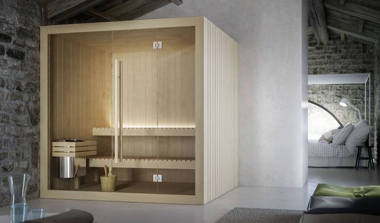 Glass 1989: finnische sauna hoshi haustec