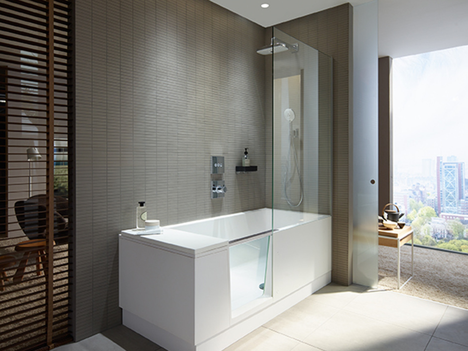 Duravit Walk In Dusche Und Badewanne In Einem Haustec