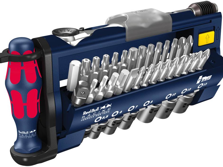 Wera-Schraubwerkzeug-Sets im Red Bull Racing Look Wera-Schraubwerkzeug-Sets im Red Bull Racing Look