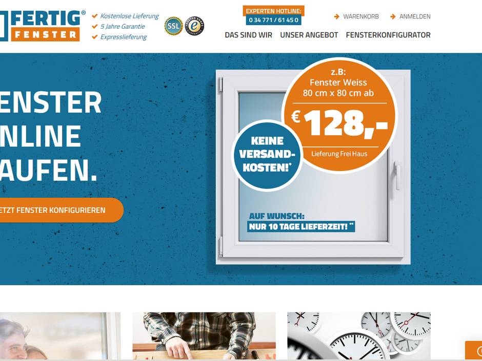 TMP startet Online-Fenstershop für Heimwerker TMP startet Online-Fenstershop für Heimwerker