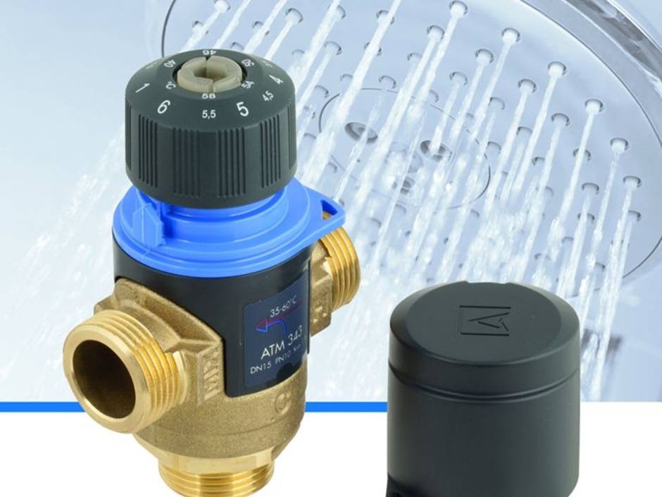 Afriso: Thermische Mischventile für konstante Temperaturen Afriso: Thermische Mischventile für konstante Temperaturen