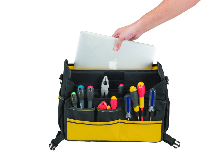 Stanley Fatmax: Laptop und Werkzeug sicher verwahrt Stanley Fatmax: Laptop und Werkzeug sicher verwahrt