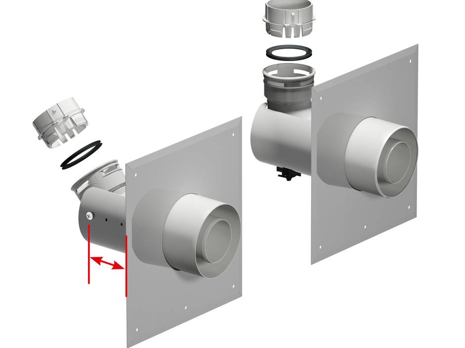 Skoberne: Flex Anschlussblende mit Stützfuß Skoberne: Flex Anschlussblende mit Stützfuß