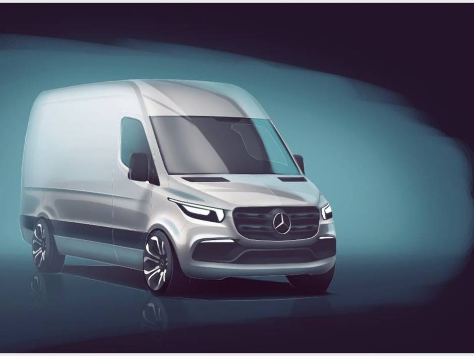 So sieht der neue Mercedes Sprinter aus So sieht der neue Mercedes Sprinter aus