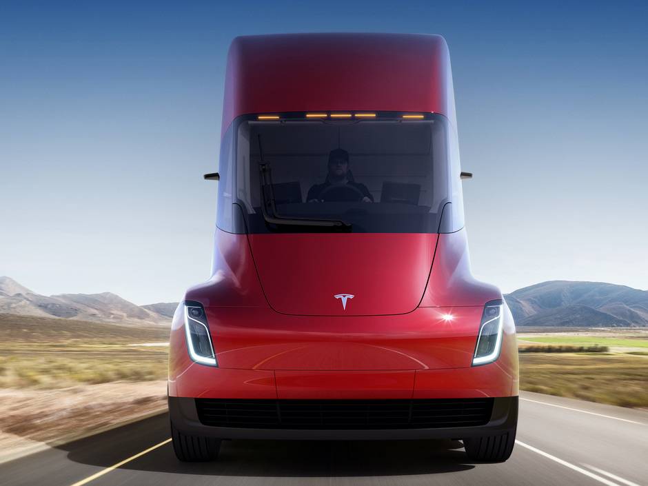 Lkw der Zukunft? Teslas Elektro-Truck "Semi" vorgestellt Lkw der Zukunft? Teslas Elektro-Truck "Semi" vorgestellt