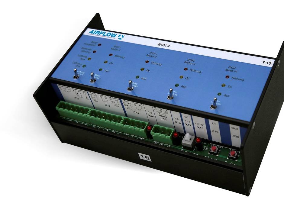 Kompaktsteuerung für Brandschutzklappen von Airflow