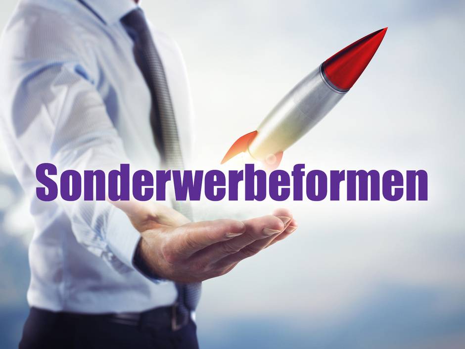 Sonderwerbeformen Sonderwerbeformen