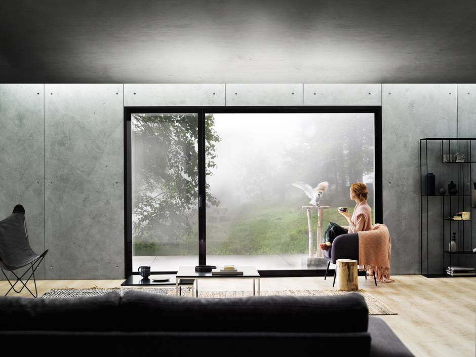 Clara Fenster AG: Fensterflügel komplett aus Glas Clara Fenster AG: Fensterflügel komplett aus Glas