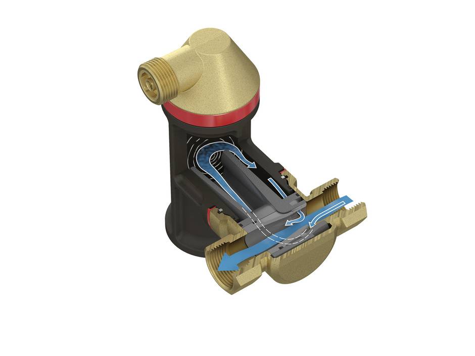 Flamcovent Smart S entfernt Mikroblasen aus der Heizungsanlage Flamcovent Smart S entfernt Mikroblasen aus der Heizungsanlage