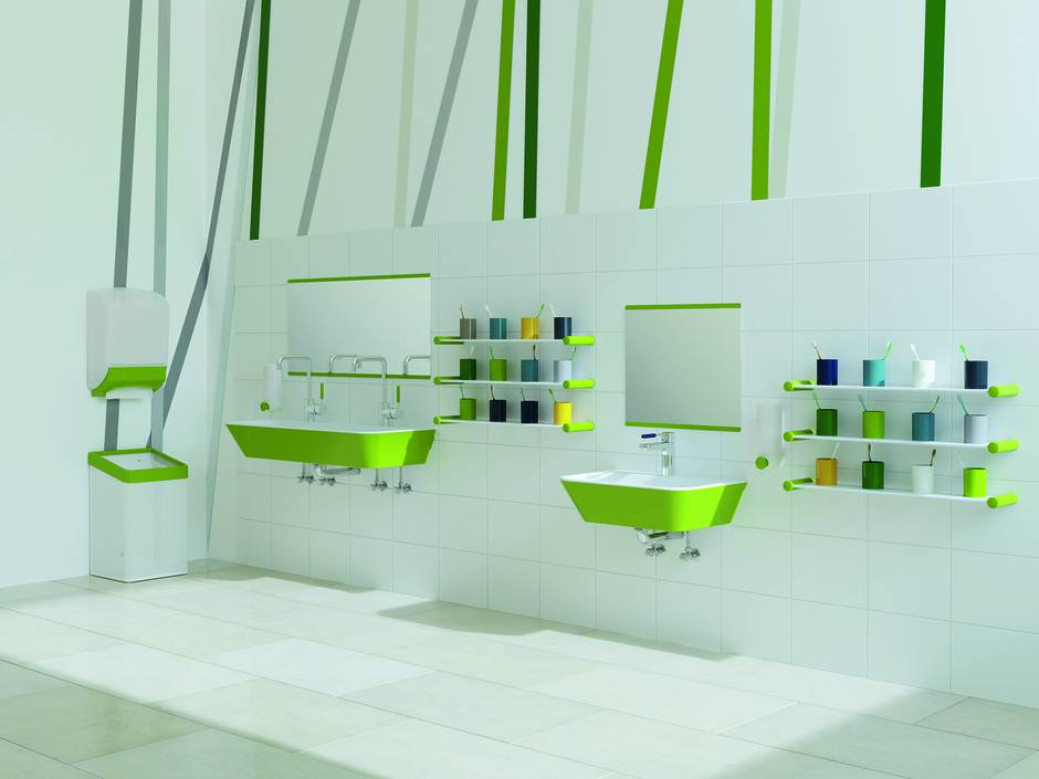 Hewi: Farbenfrohe Sanitäreinrichtung für Kinder Hewi: Farbenfrohe Sanitäreinrichtung für Kinder