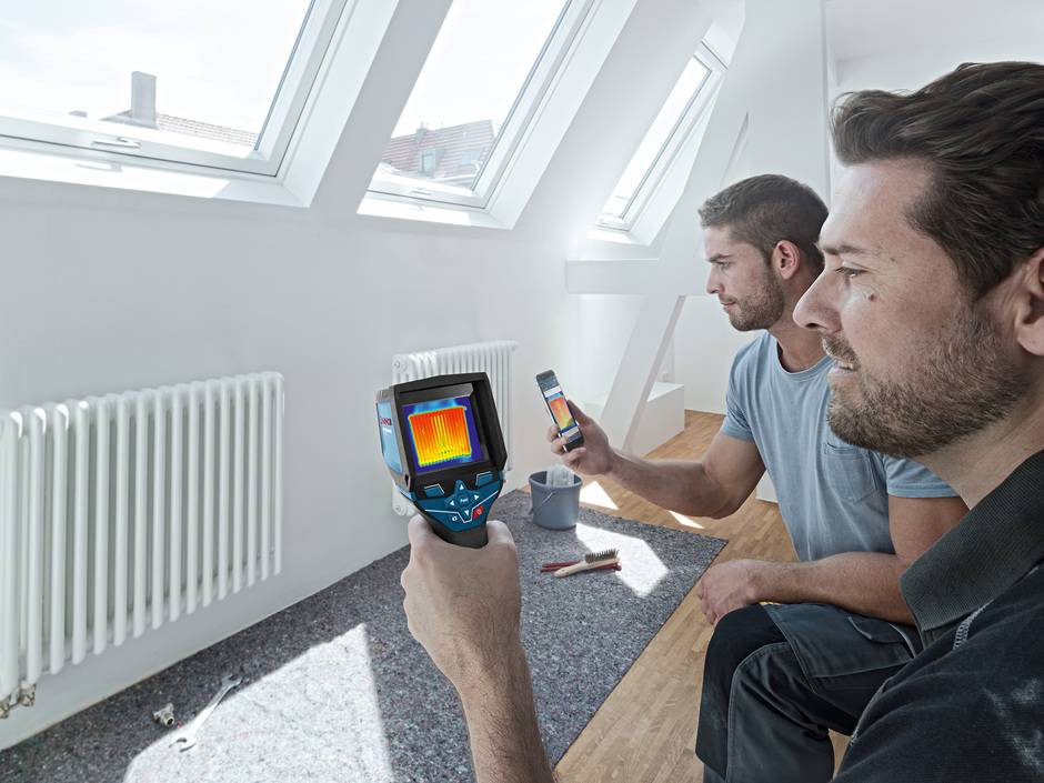 Die Wärmebildkamera GTC 400 C Professional von Bosch Die Wärmebildkamera GTC 400 C Professional von Bosch