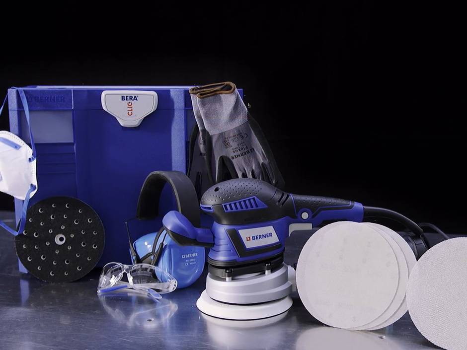 Berner NETline Schleifscheiben: Staubfreies Arbeiten Berner NETline Schleifscheiben: Staubfreies Arbeiten