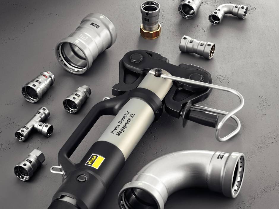 Das Rohrleitungssystem Megapress S XL von Viega Das Rohrleitungssystem Megapress S XL von Viega