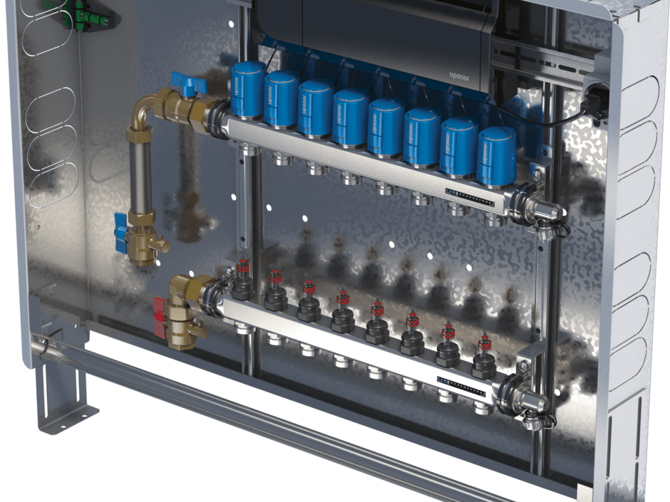Die Verteilerstation Comfort Port von Uponor Die Verteilerstation Comfort Port von Uponor