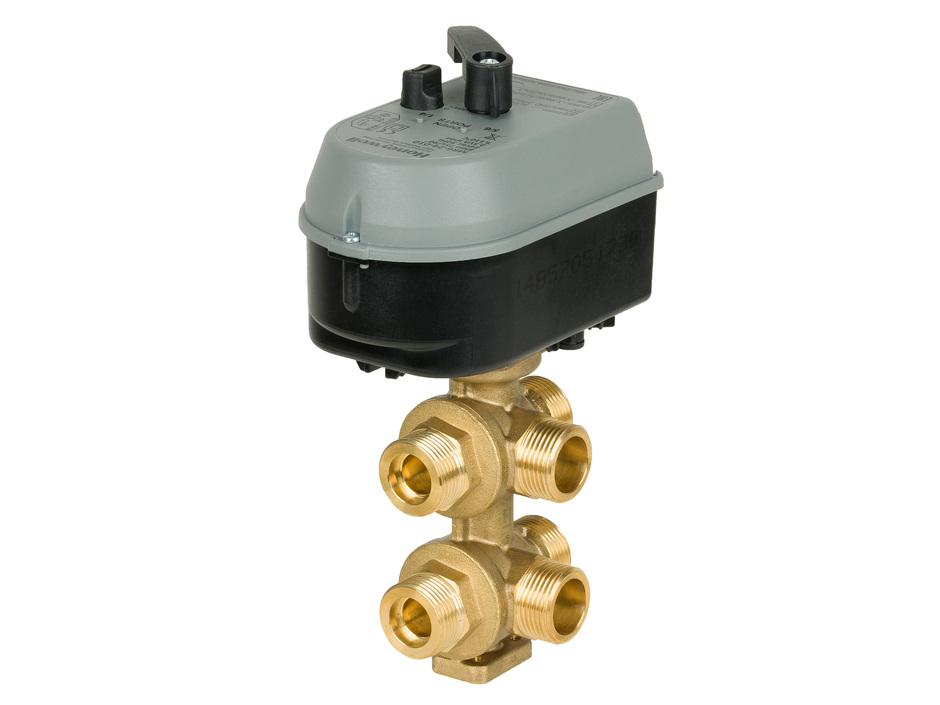 6-Wege-Ventil von Honeywell: Umstellung von Heizen auf Kühlen mit dem Kugelhahn VBG6 6-Wege-Ventil von Honeywell: Umstellung von Heizen auf Kühlen mit dem Kugelhahn VBG6