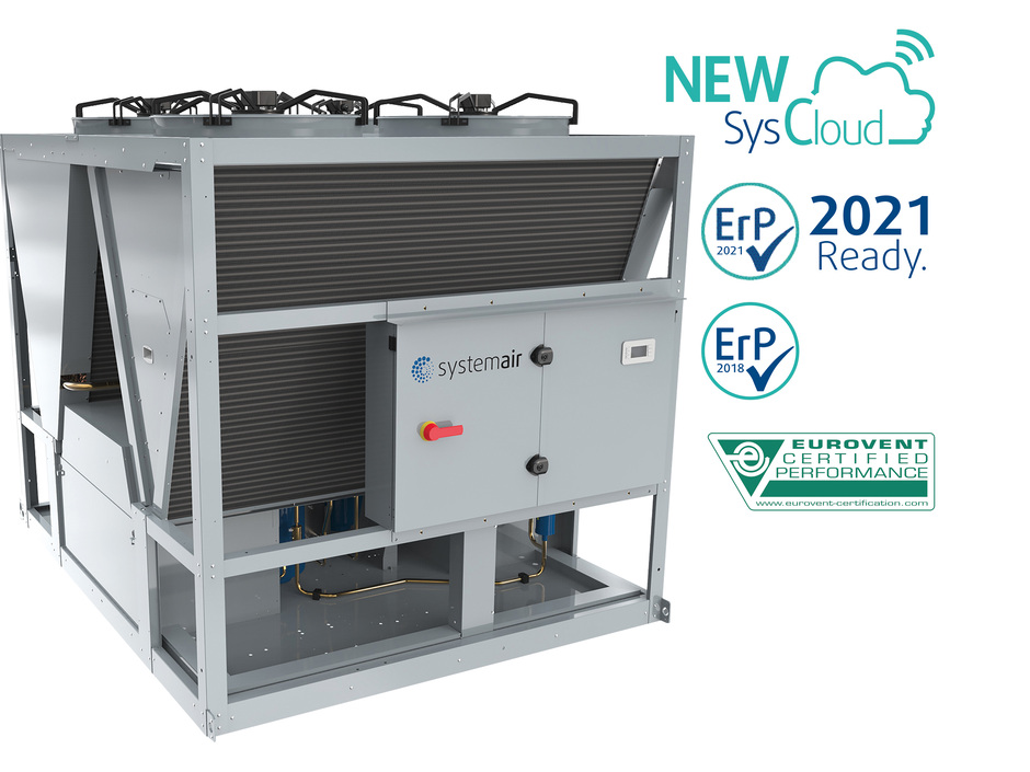 Luftgekühlte Kaltwassersätze SysAqua 140-210 von Systemair Luftgekühlte Kaltwassersätze SysAqua 140-210 von Systemair