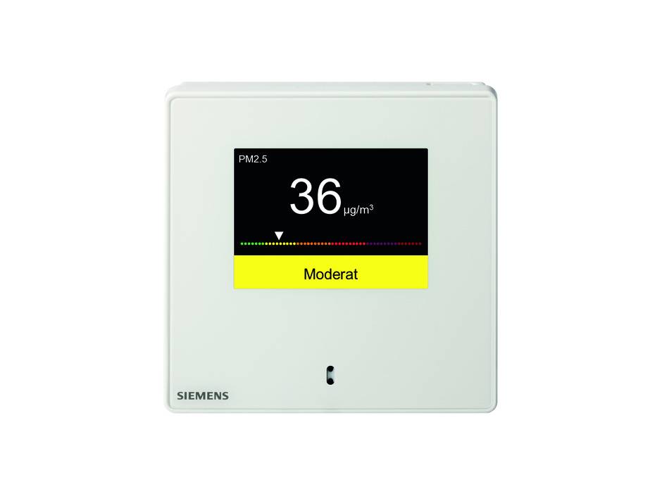 Siemens: Feinstaubsensor zur Überwachung des Innenraumklimas Siemens: Feinstaubsensor zur Überwachung des Innenraumklimas