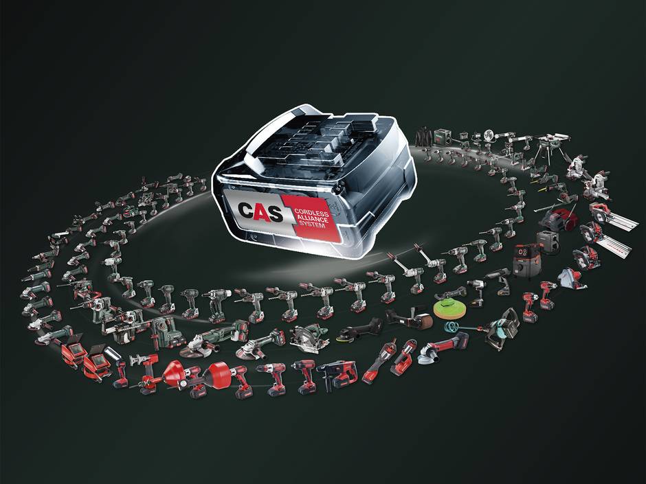 Elektrowerkzeuge: CAS bringt den Akku für alles Elektrowerkzeuge: CAS bringt den Akku für alles