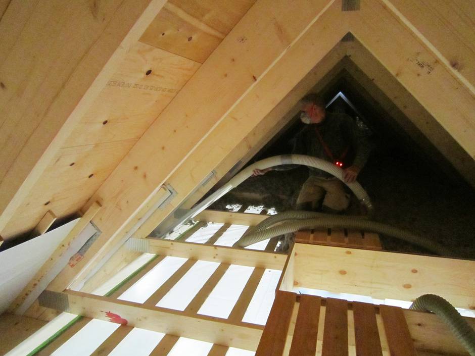 Cellulose-Dämmung von Climacell Cellulose-Dämmung von Climacell