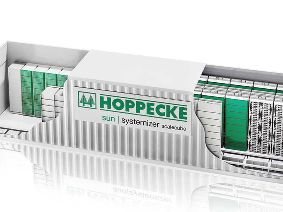 Sun Systemizer Scalecube: Großspeicher ab 500 Kilowattstunden Sun Systemizer Scalecube: Großspeicher ab 500 Kilowattstunden