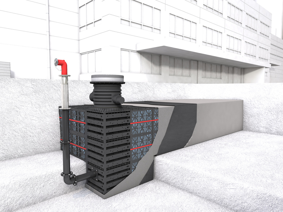 Neue Löschwasserbehälter nach Maß von Graf