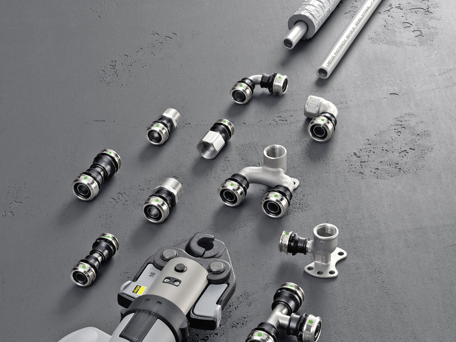 Raxinox: Verbundrohr mit Edelstahl-Innenrohr von Viega Raxinox: Verbundrohr mit Edelstahl-Innenrohr von Viega