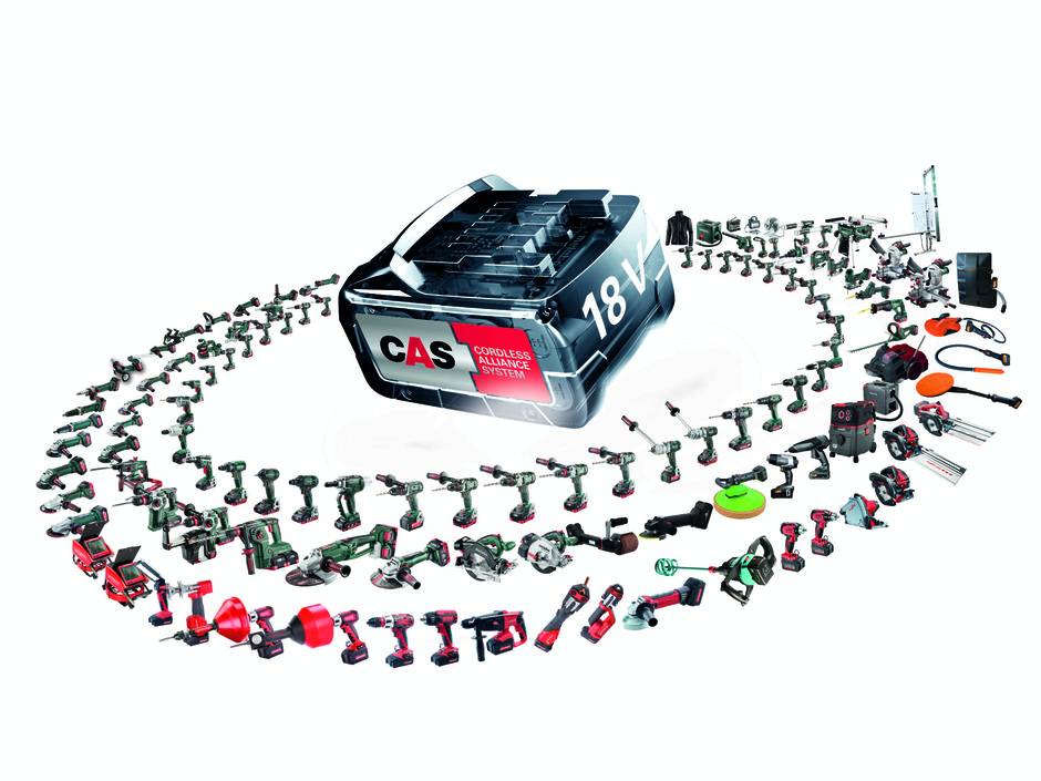 Zehn Hersteller - ein gemeinsames Akku-System CAS Zehn Hersteller - ein gemeinsames Akku-System CAS