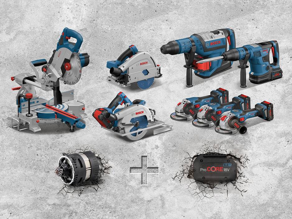 Akku-Werkzeuge Biturbo von Bosch Akku-Werkzeuge Biturbo von Bosch