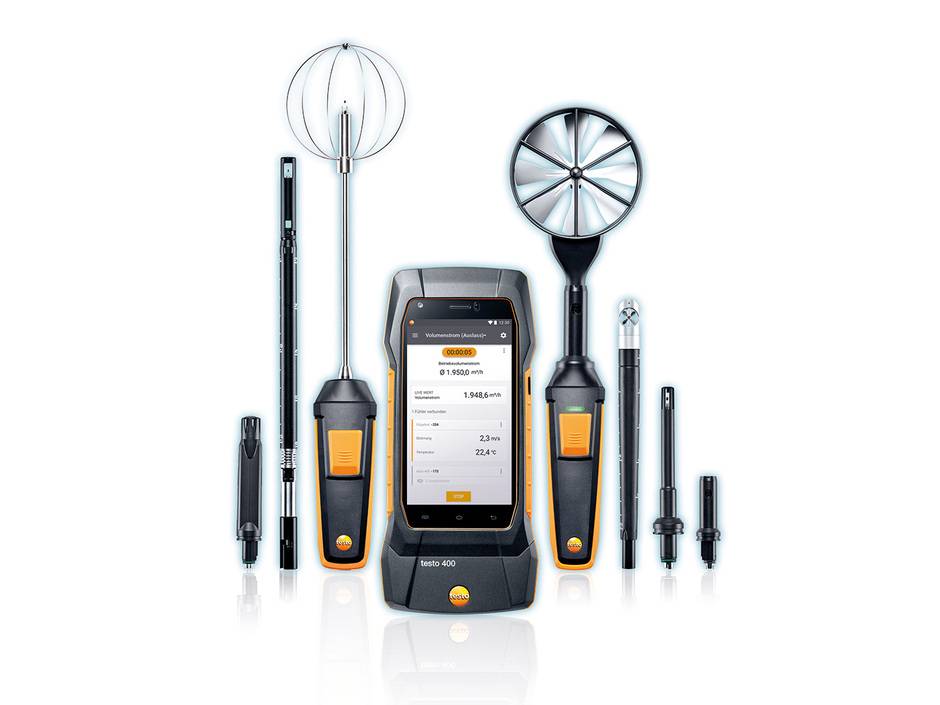Klimamesstechnik von Testo: Das testo 400 mit Smart-Touch-Technologie Klimamesstechnik von Testo: Das testo 400 mit Smart-Touch-Technologie