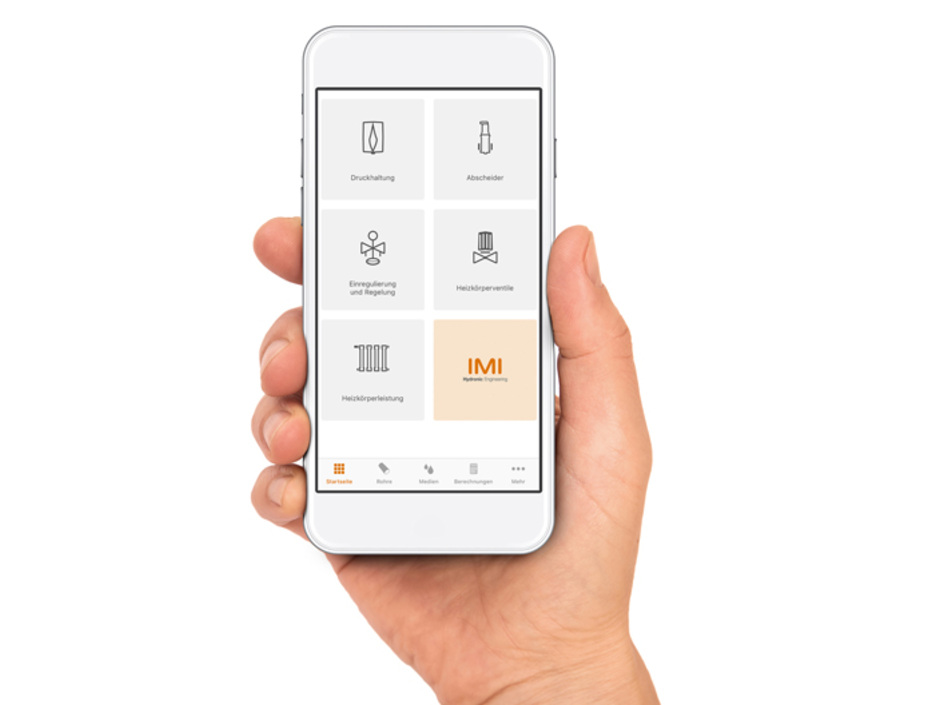 Hydraulische Berechnung für Heiz-, Kühl- und Solarsysteme per App Hydraulische Berechnung für Heiz-, Kühl- und Solarsysteme per App