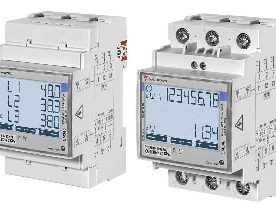 Carlo Gavazzi: Energiezähler für Stromtankstellen