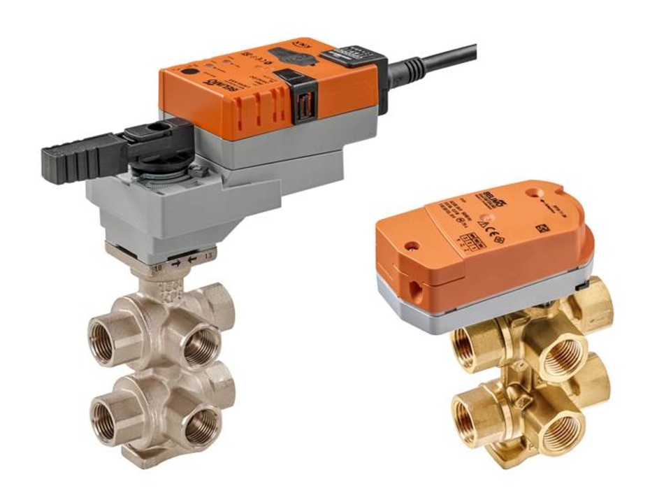Belimo R30: 6-Weg-Regelkugelhahn mit neuem Antrieb Belimo R30: 6-Weg-Regelkugelhahn mit neuem Antrieb
