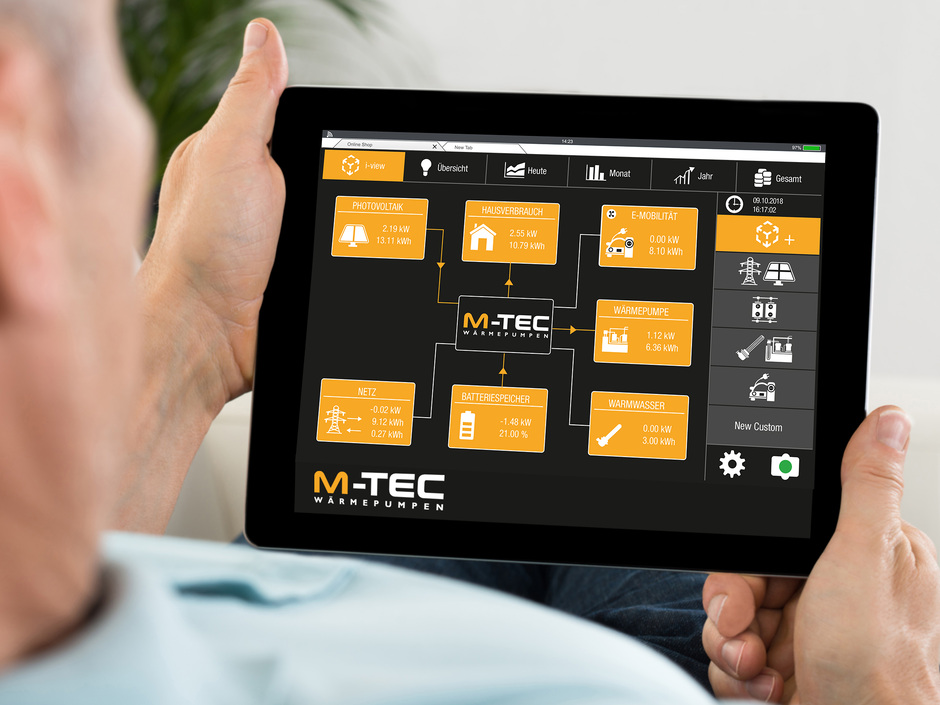 M-TEC: Wärmepumpen mit integriertem Energiemanagementsystem E-SMART M-TEC: Wärmepumpen mit integriertem Energiemanagementsystem E-SMART
