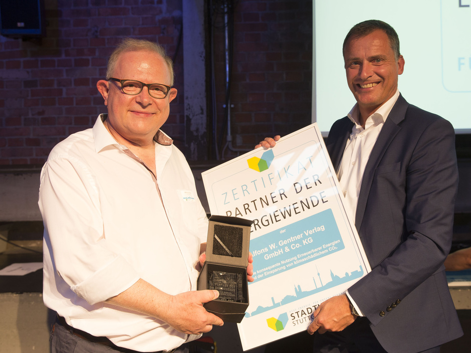 In eigener Sache: Energiewende-Auszeichnung für den Gentner Verlag In eigener Sache: Energiewende-Auszeichnung für den Gentner Verlag