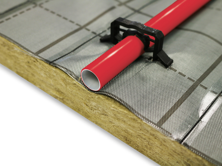 Verbundsystem Floorrock Heat von Rockwool für Flächenheizungen Verbundsystem Floorrock Heat von Rockwool für Flächenheizungen