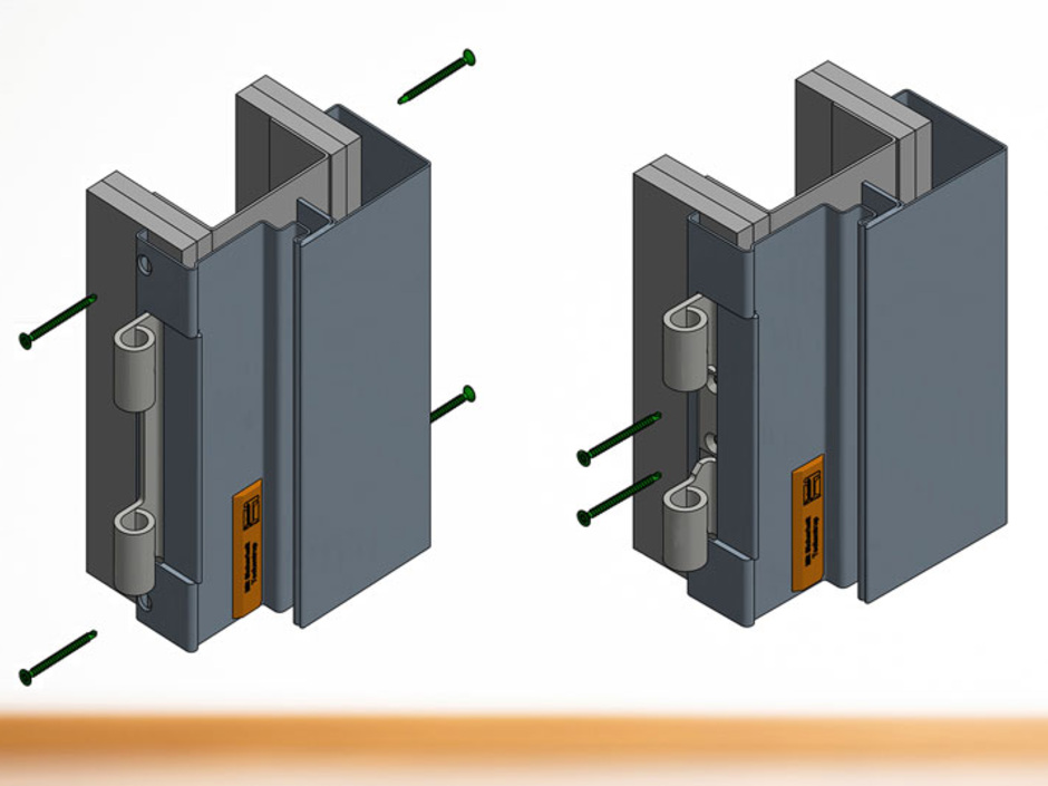 Teckentrup: Verbesserte Zarge für den Leichtbau Teckentrup: Verbesserte Zarge für den Leichtbau