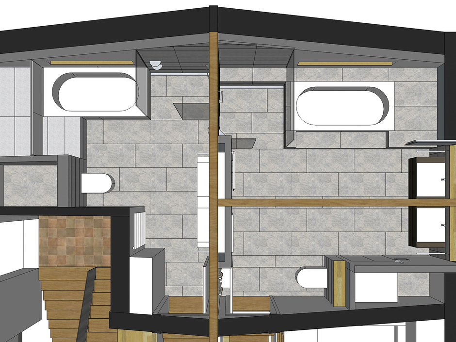 Wie aus einem übergroßen Bad zwei werden Wie aus einem übergroßen Bad zwei werden