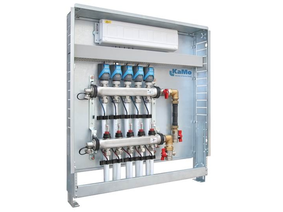 KaMo: Verteilerstation bietet automatischen hydraulischen Abgleich KaMo: Verteilerstation bietet automatischen hydraulischen Abgleich