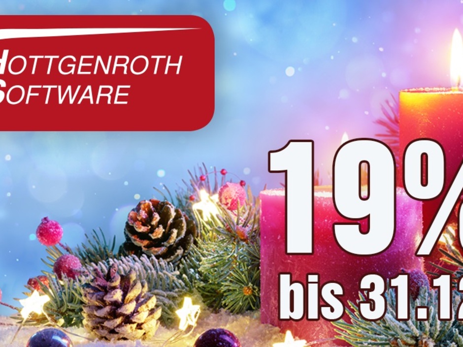 Hot(t) Prices bei Hottgenroth: 19 % Weihnachtsrabatt & digitaler Adventskranz! Hot(t) Prices bei Hottgenroth: 19 % Weihnachtsrabatt & digitaler Adventskranz!