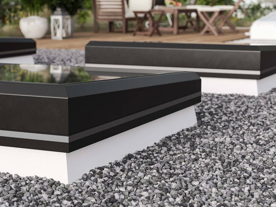 Lamilux: Flachdach Fenster FE mit 3°-Neigung Lamilux: Flachdach Fenster FE mit 3°-Neigung