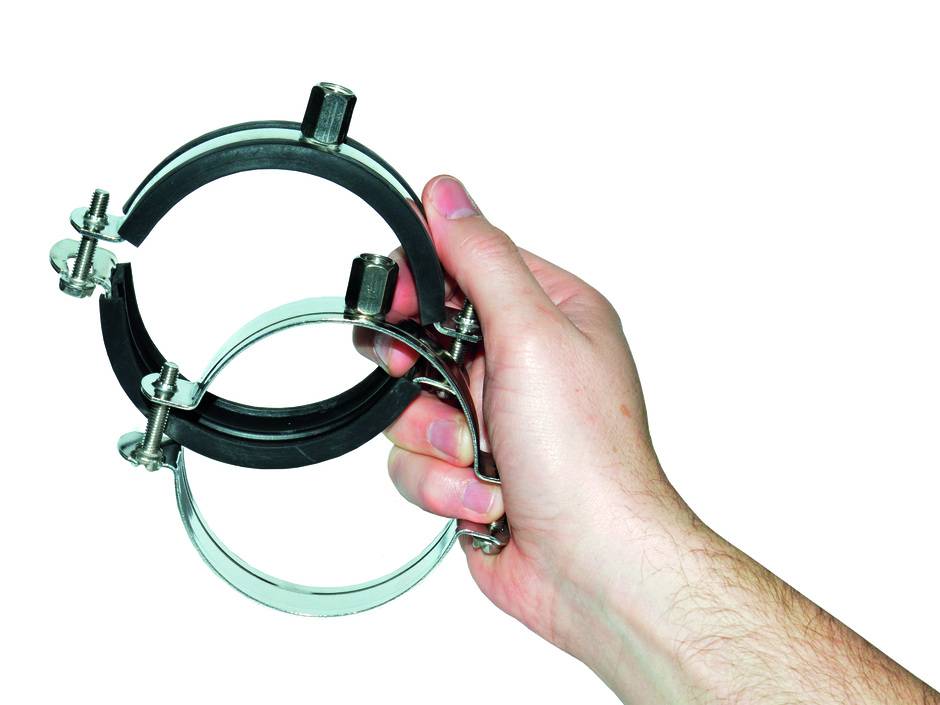 MEFA: Edelstahl-Rohrschelle Trabant Inox MEFA: Edelstahl-Rohrschelle Trabant Inox