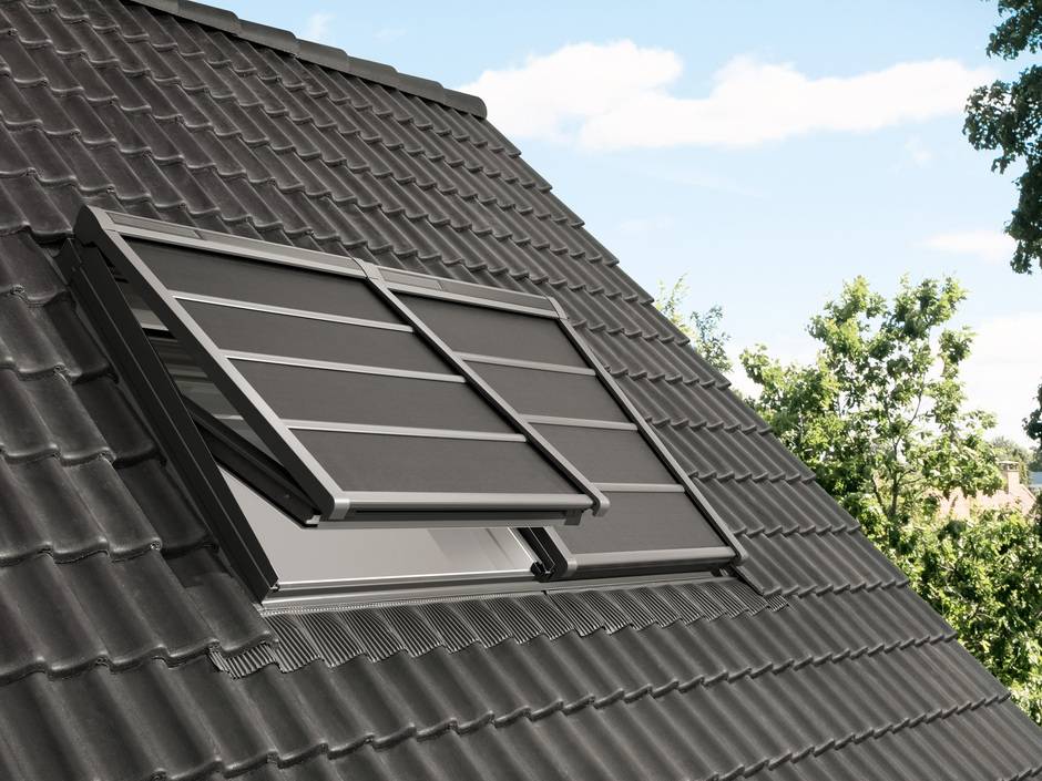 Velux: 3 Hitzeschutz-Varianten für Dachfenster