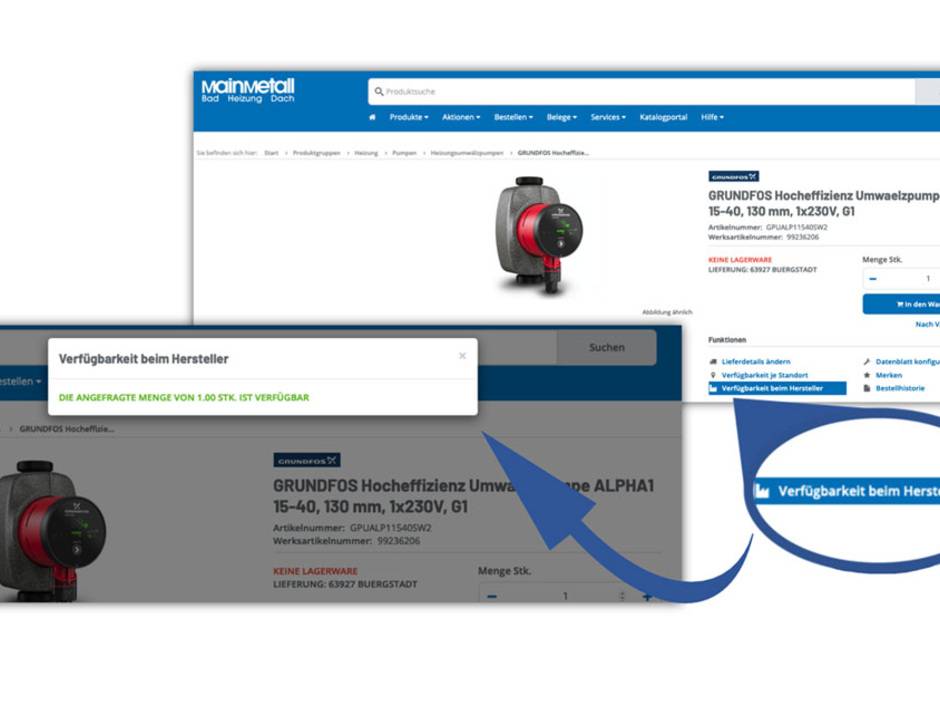 Produktverfügbarkeit: SellSite ermöglicht Sofortauskunft beim Hersteller Produktverfügbarkeit: SellSite ermöglicht Sofortauskunft beim Hersteller
