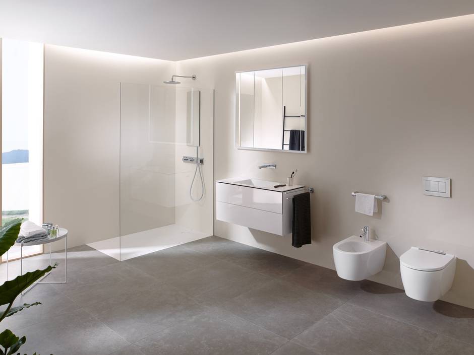 Geberit: Wandarmatur in neuem Design bietet Auswahl am Waschplatz Geberit: Wandarmatur in neuem Design bietet Auswahl am Waschplatz