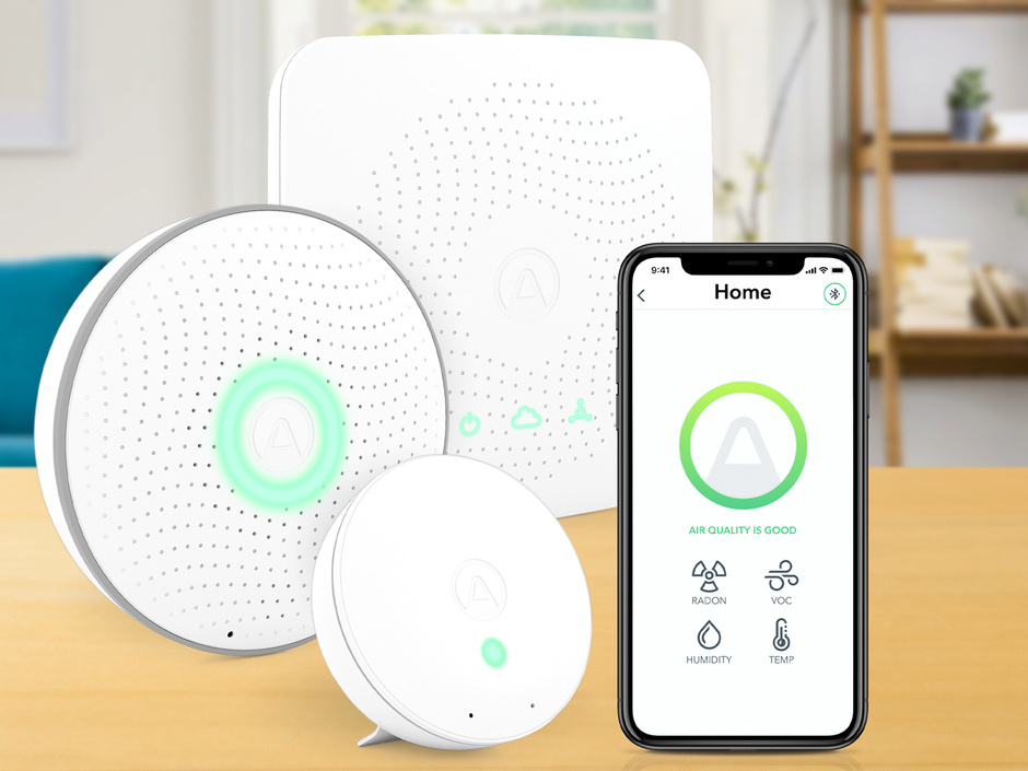 Airthings House Kit: Raumluft vernetzt auf Schadstoffe prüfen Airthings House Kit: Raumluft vernetzt auf Schadstoffe prüfen