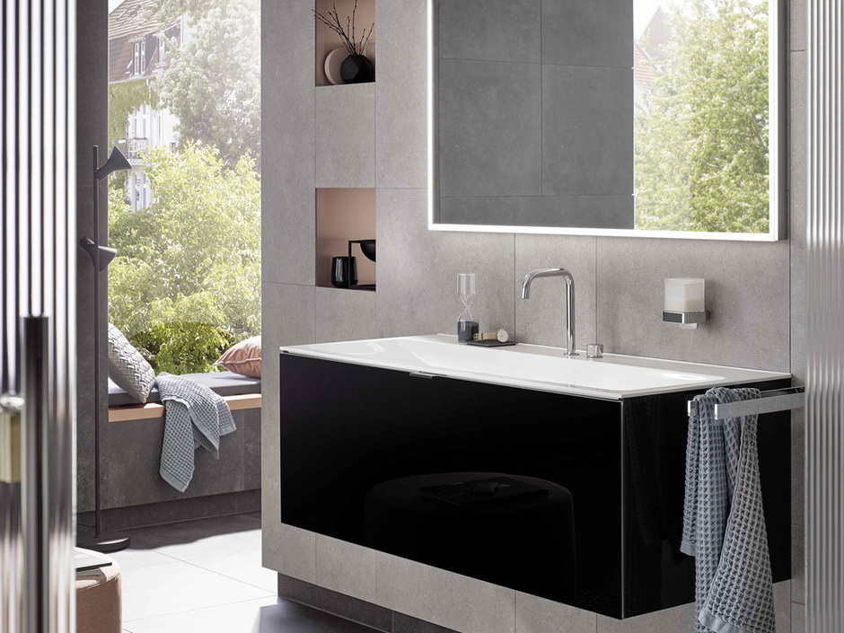 Emco: Waschtische mit Mineralgussbecken Emco: Waschtische mit Mineralgussbecken