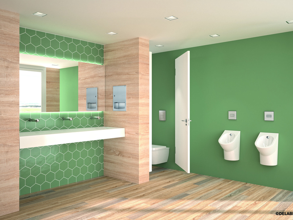 DELABIE: Selbstschluss-Mischbatterie Tempomix 3 DELABIE: Selbstschluss-Mischbatterie Tempomix 3